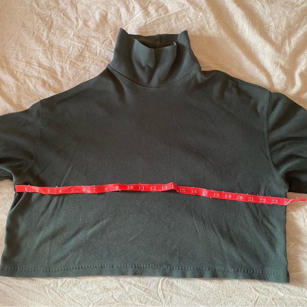 Vintage Aeropostale Cropped Forest Green Turtleneck